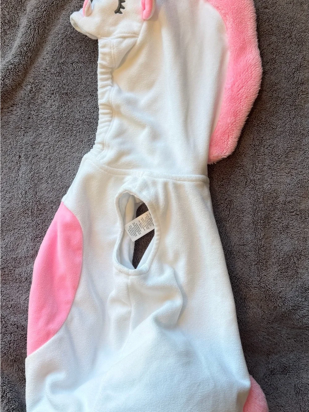 ❤️ Carter’s- Unicorn Hooded Baby Costume - White & Pink - Picture 2 of 5